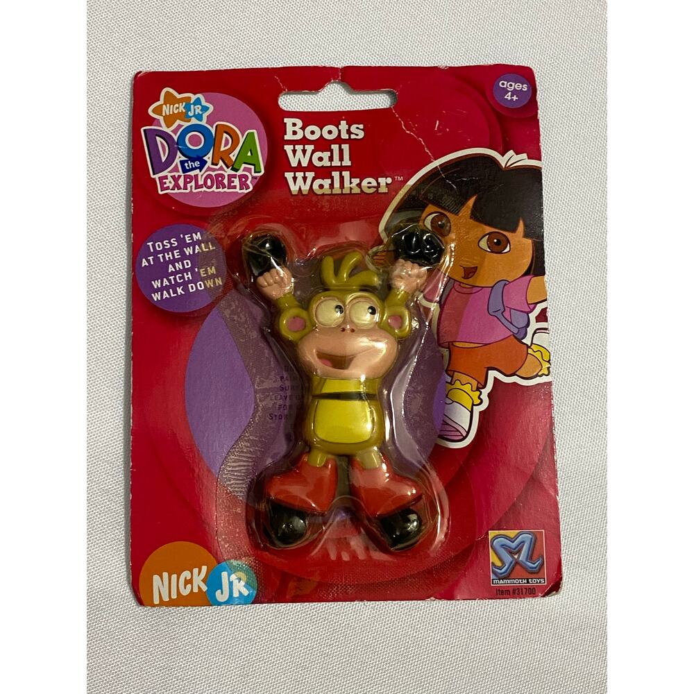 VINTAGE Boots Monkey Wall Walker Nick Jr Dora 2005 Mammoth Toys NOS NIP Mini